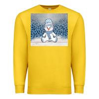 Lemon winter snowman Premium Sweatshirt - AdoDesignShop