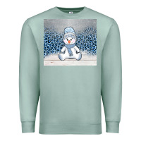 Seafoam winter snowman Premium Sweatshirt - AdoDesignShop