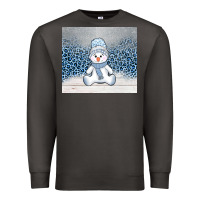 Smoke winter snowman Premium Sweatshirt - AdoDesignShop