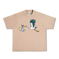 Burro stork with baby boy Urban Heavy Tee - BarkalooDesign