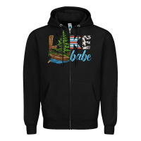 Black lake babe Zipper Hoodie - HRA Design Shop