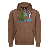 Chestnut lake babe Zipper Hoodie - HRA Design Shop