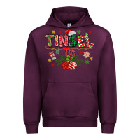 Mauve Wine tinsel tits Urban Hoodie - MaliasSmallBusiness