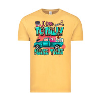 Vintage Mustard I can totally make that with truck Vintage Tee - MaliasSmallBusiness