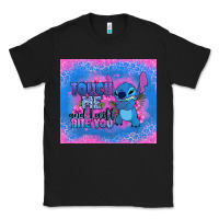 Black touch me and i will bite you stitch Classic Tee - Zillion Design Studio