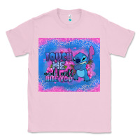 Bubblegum Pink touch me and i will bite you stitch Classic Tee - Zillion Design Studio