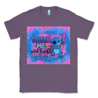 Lavender touch me and i will bite you stitch Classic Tee - Zillion Design Studio
