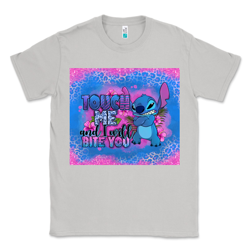 Touch Me And I Will Bite You Stitch Classic Tee by Zillion Design Studio | Teevron