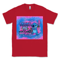 Red touch me and i will bite you stitch Classic Tee - Zillion Design Studio