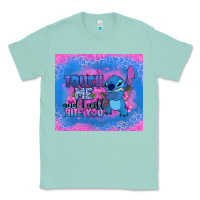Seafoam touch me and i will bite you stitch Classic Tee - Zillion Design Studio