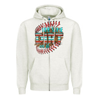 Oatmeal Heather rub some dirt on it softball Zipper Hoodie - HRA Design Shop