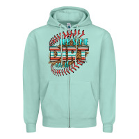 Seafoam rub some dirt on it softball Zipper Hoodie - HRA Design Shop