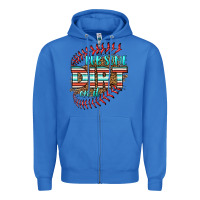 True Royal rub some dirt on it softball Zipper Hoodie - HRA Design Shop