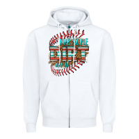 White rub some dirt on it softball Zipper Hoodie - HRA Design Shop