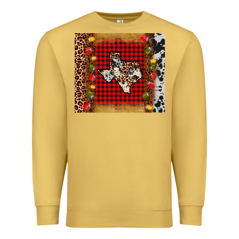 Texas Christmas Tumbler Premium Sweatshirt by AdoDesignShop | Teevron