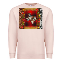 Pale Pink texas christmas tumbler Premium Sweatshirt - AdoDesignShop