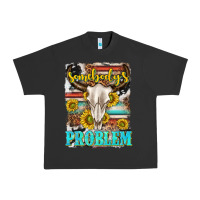 Pigment Black somebodys problem Urban Heavy Tee - texasbilliewilder