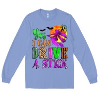 Colony Blue yes i can drive a stick Long Sleeve Tee - Zillion Design Studio
