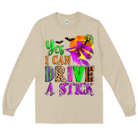 Mushroom yes i can drive a stick Long Sleeve Tee - Zillion Design Studio