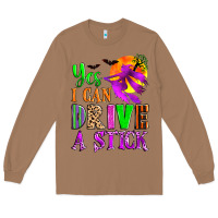 Toasted Coconut yes i can drive a stick Long Sleeve Tee - Zillion Design Studio