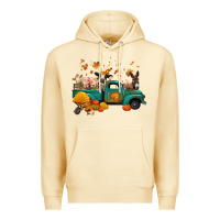 Pina Colada fall farm animals truck nancy Premium Hoodie - NancyCooperArtShop