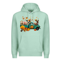 Seafoam fall farm animals truck nancy Premium Hoodie - NancyCooperArtShop