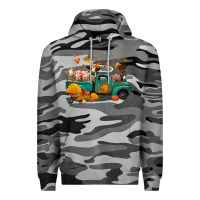 Slate Camo fall farm animals truck nancy Premium Hoodie - NancyCooperArtShop