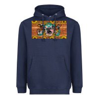 Navy joy license plate Heavyweight Hoodie - Artiststas