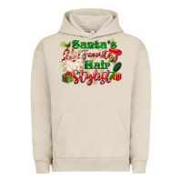 Pigment French Oak santas favorite hair stylist Urban Hoodie - MaliasSmallBusiness
