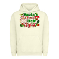Pigment Pistachio santas favorite hair stylist Urban Hoodie - MaliasSmallBusiness