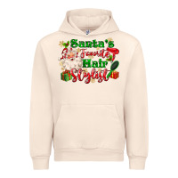Santas Favorite Hair Stylist Urban Hoodie | Teevron