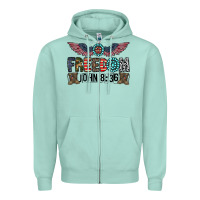 Freedom John Zipper Hoodie | Teevron