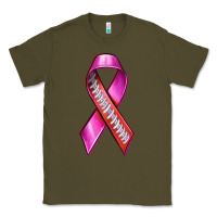 Army Green Breast Cancer Ribbon American Football Classic Tee - texasbilliewilder