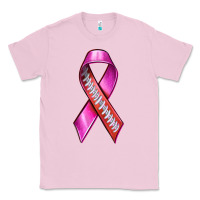 Bubblegum Pink Breast Cancer Ribbon American Football Classic Tee - texasbilliewilder