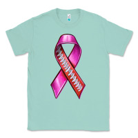 Seafoam Breast Cancer Ribbon American Football Classic Tee - texasbilliewilder