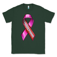 Sports Green Breast Cancer Ribbon American Football Classic Tee - texasbilliewilder