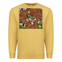 Antique Gold texas cactus Premium Sweatshirt - AdoDesignShop
