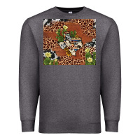 Charcoal Heather texas cactus Premium Sweatshirt - AdoDesignShop