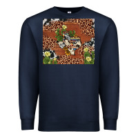 Navy texas cactus Premium Sweatshirt - AdoDesignShop