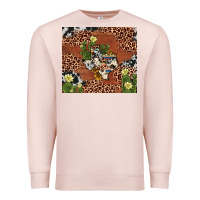 Pale Pink texas cactus Premium Sweatshirt - AdoDesignShop