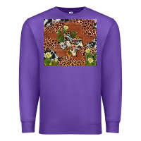 Purple texas cactus Premium Sweatshirt - AdoDesignShop