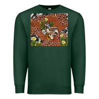 Sports Green texas cactus Premium Sweatshirt - AdoDesignShop