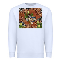 White texas cactus Premium Sweatshirt - AdoDesignShop