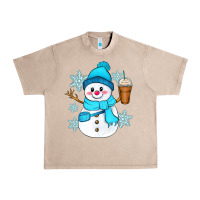French Oak cute snowman Urban Heavy Tee - Zillion Design Studio