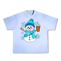 Grape Ice cute snowman Urban Heavy Tee - Zillion Design Studio