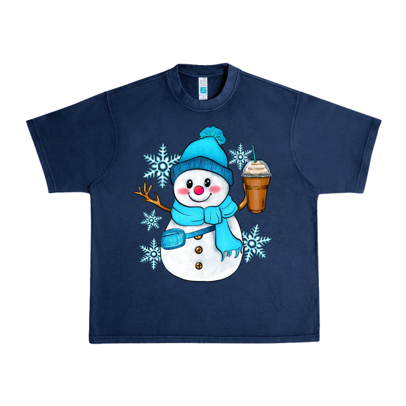 Cute Snowman Urban Heavy Tee by Zillion Design Studio | Teevron