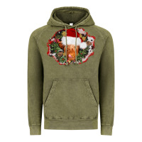 Vintage Olive christmas heifer Vintage Hoodie - AdoDesignShop