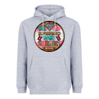 Heather Grey nurse round earrings 1 Heavyweight Hoodie - BundleAndBundleShop