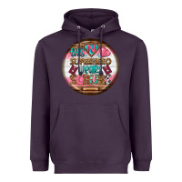 Plum nurse round earrings 1 Heavyweight Hoodie - BundleAndBundleShop