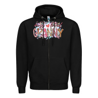 Black most loved granny Zipper Hoodie - RacoonDesign